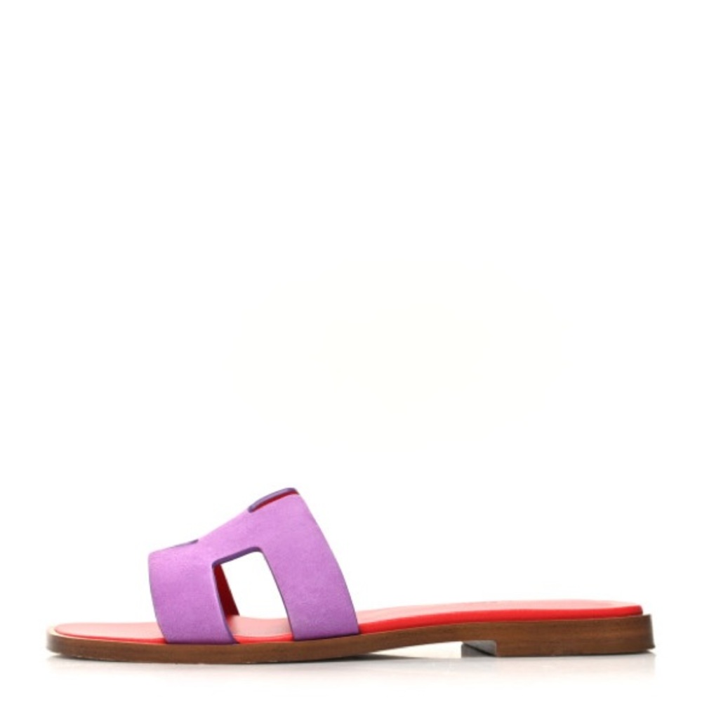 Hermes Purple and Red Sandals - Picture 2 of 9